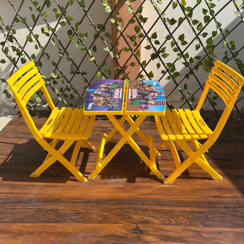 Portable Folding Kids Table and Chair Activity Gift Set