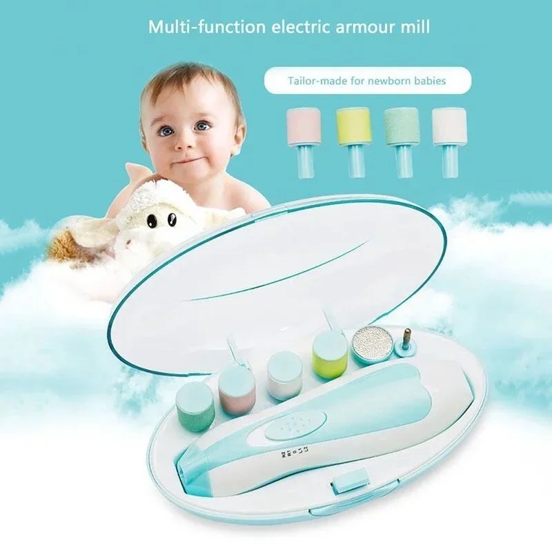 Electric Safe Baby Nail Trimmer and Grooming Set