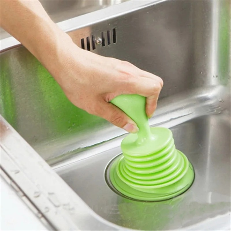 High-Pressure Heavy-Duty Sink Pump & Drain Plumber - Bathroom & Kitchen Unclogger