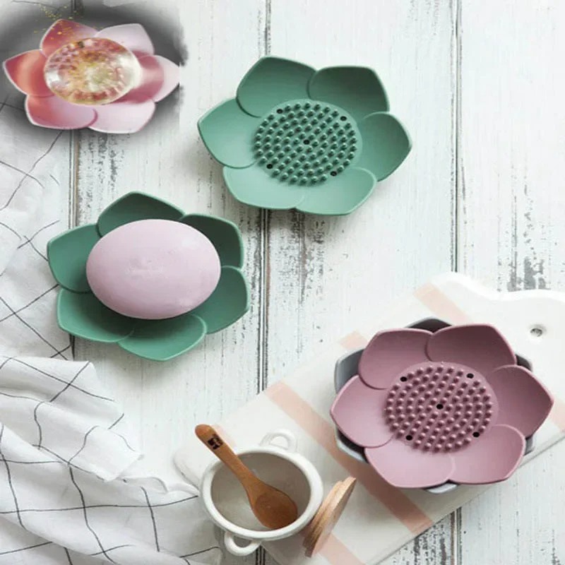 Silicone Flower-Shaped Soap and Craft Mold