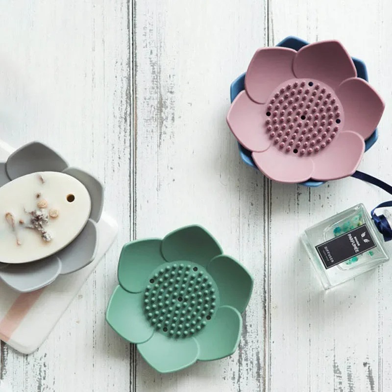Silicone Flower-Shaped Soap and Craft Mold