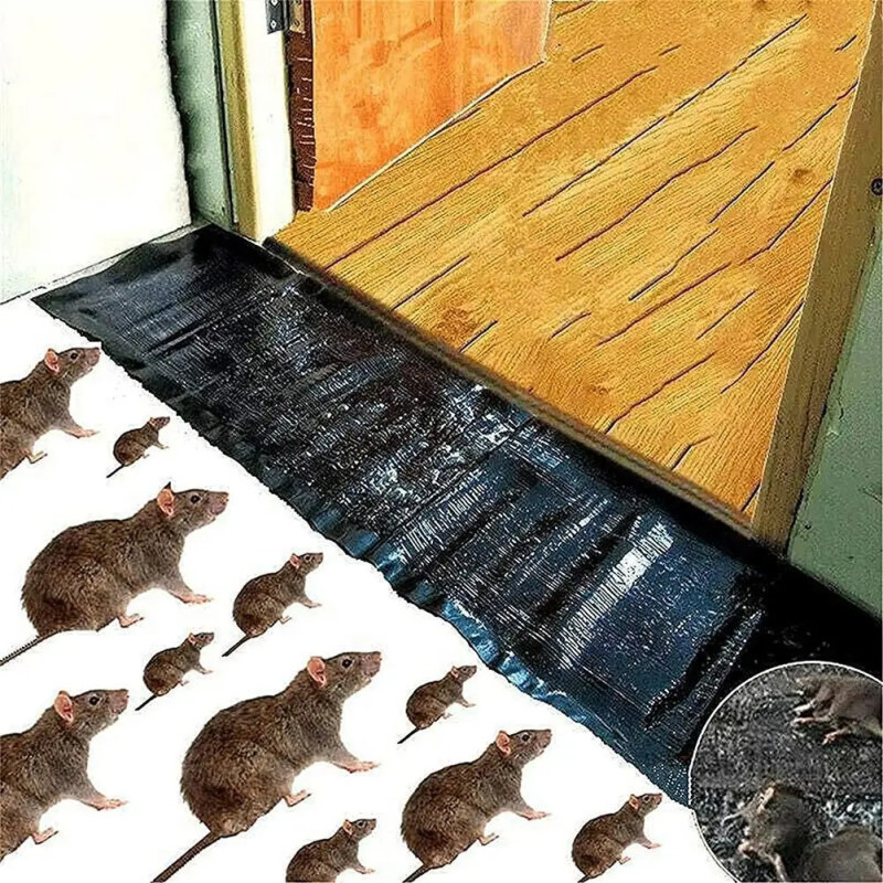 Large Heavy-Duty Mouse Catcher Glue Board - Extra-Sticky Rodent Trap