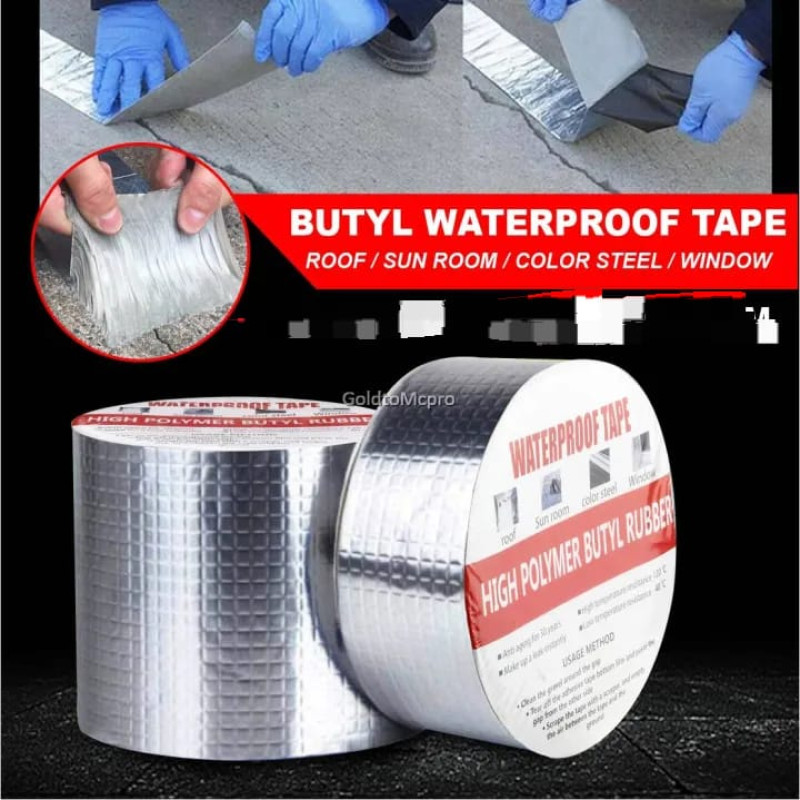 Extra-Wide Heavy-Duty Waterproof Tape - Large Size Leak Repair Roll