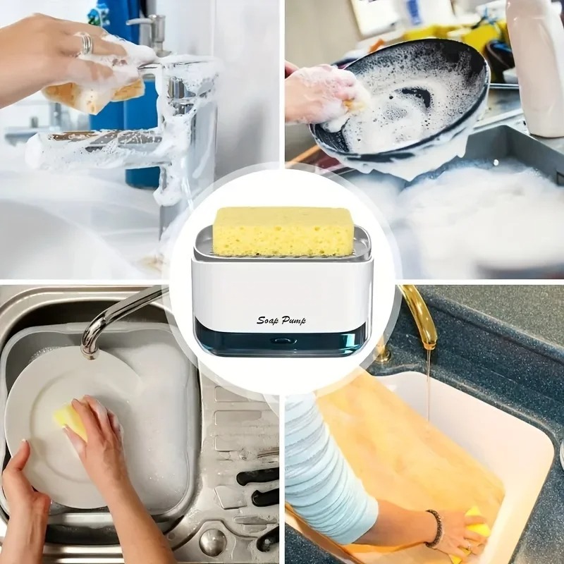 Automatic Touchless Soap Dispenser with Built-In Caddy