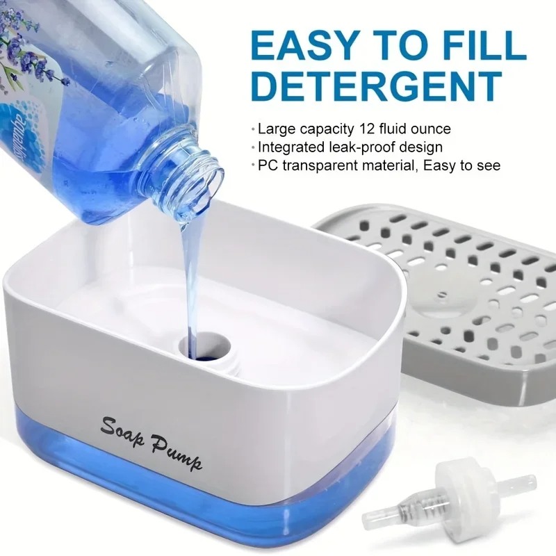 Automatic Touchless Soap Dispenser with Built-In Caddy