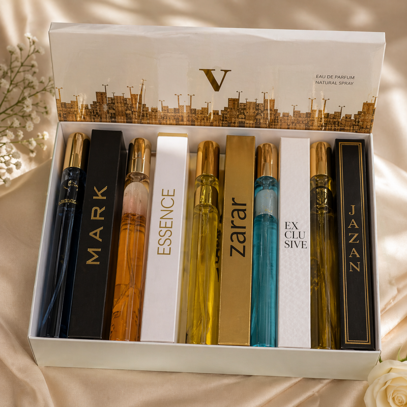 J. Signature Pen Perfume Collection Travel-Size Eau de Parfum Set (Pack of 5)