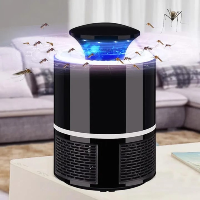 2-in-1 UV Light Electronic Mosquito Killer & LED Night Lamp