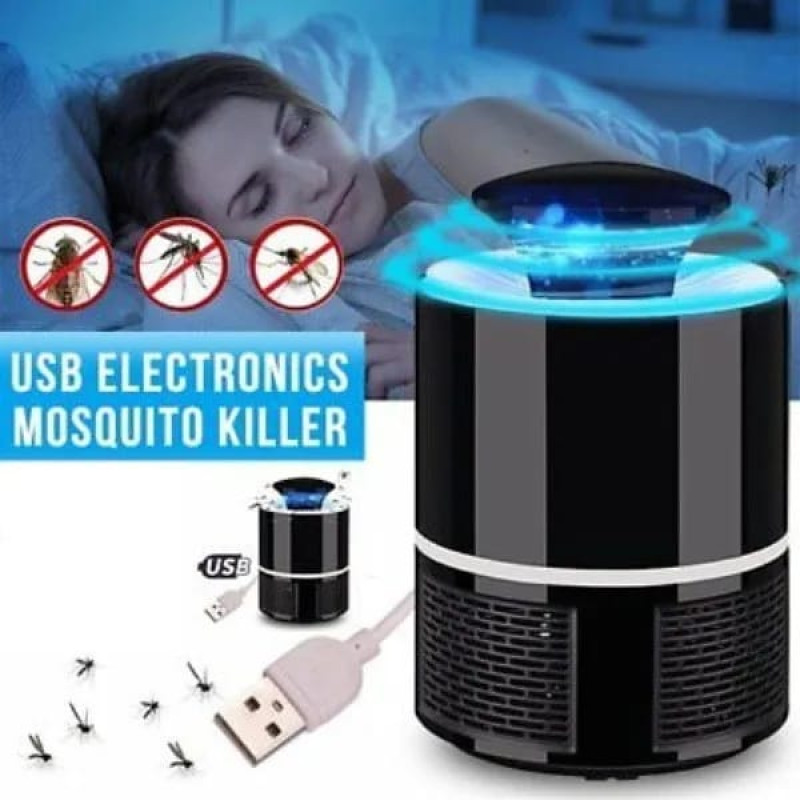2-in-1 UV Light Electronic Mosquito Killer & LED Night Lamp
