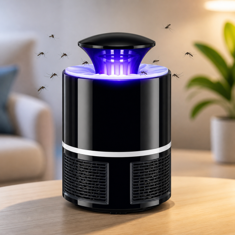 2-in-1 UV Light Electronic Mosquito Killer & LED Night Lamp