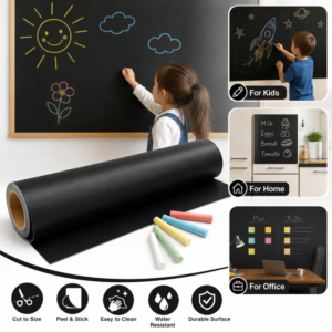 Removable Self-Adhesive Blackboard Wall Sticker Roll