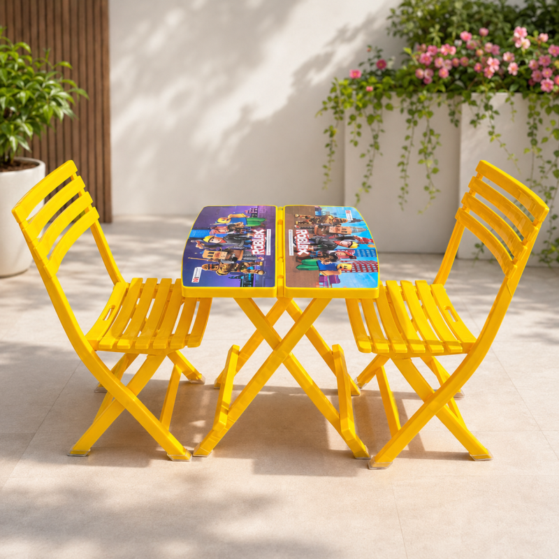 Portable Folding Kids Table and Chair Activity Gift Set
