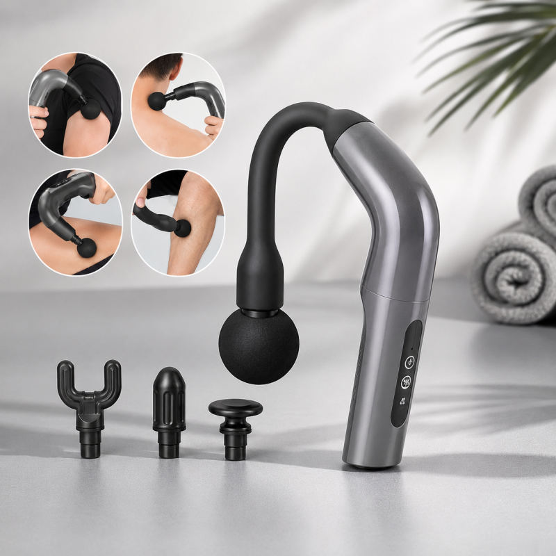 Adjustable Multi-Speed Deep Tissue Percussion Gun Massager
