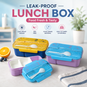 Fun 2 Kids Insulated Dual-Compartment Lunch Box