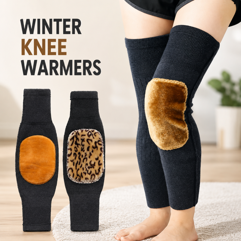 Thermal Winter Warm Knee Pads - Thickened Windproof Joint Support Sleeves
