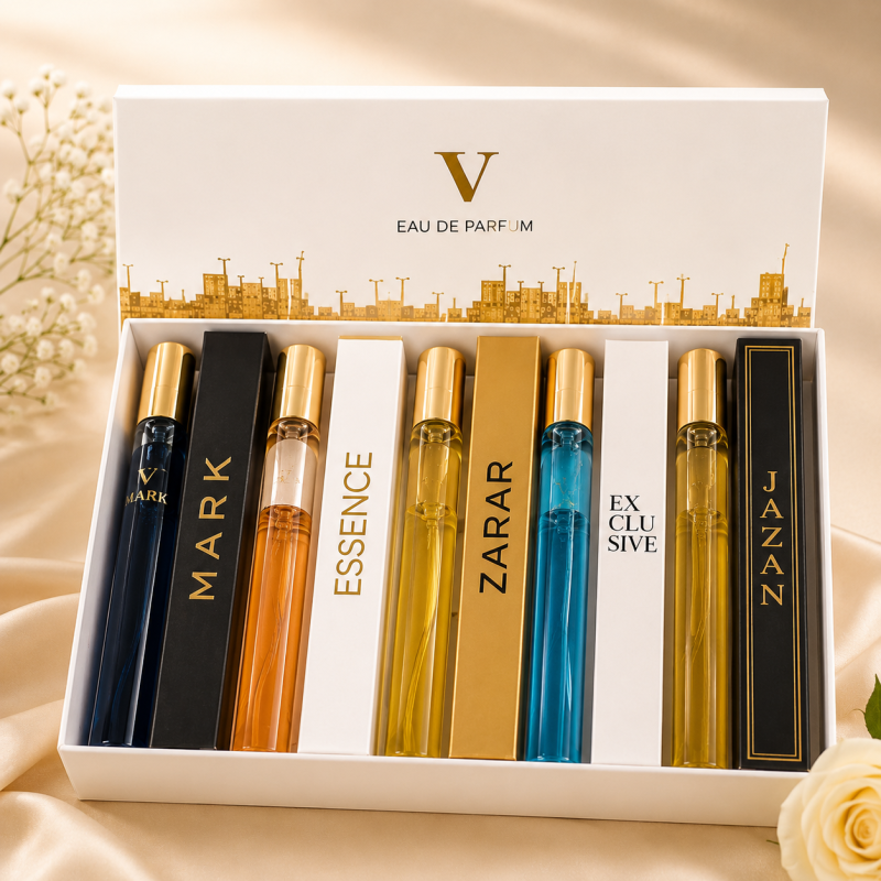 J. Signature Pen Perfume Collection Travel-Size Eau de Parfum Set (Pack of 5)