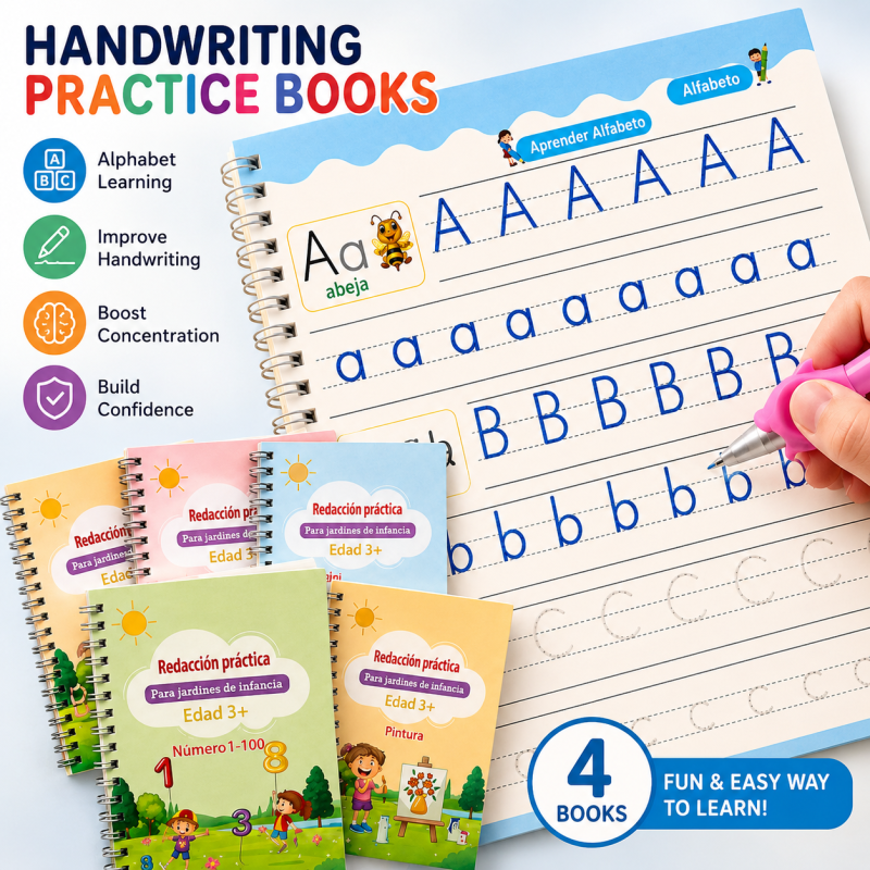 Children Writting Book