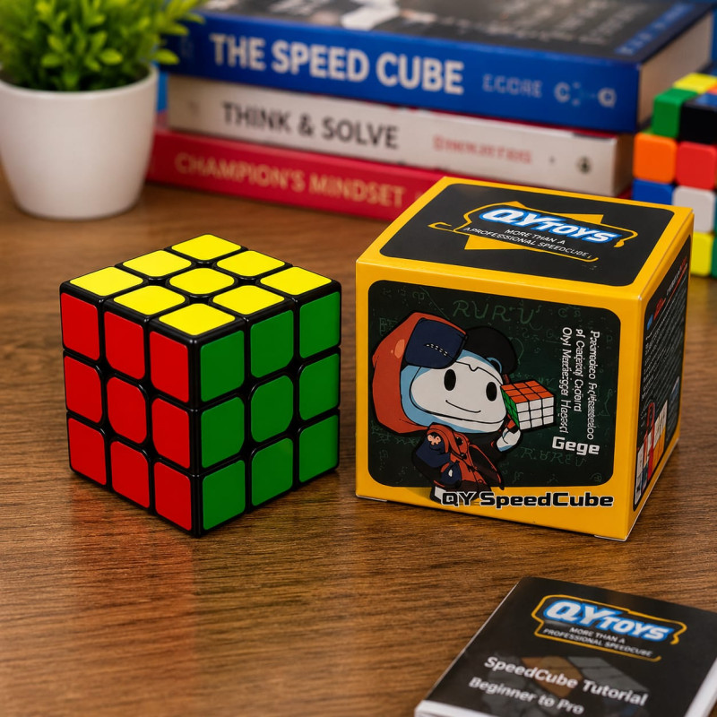 Planet Junior 3x3 Speed Rubik's Cube and Brain Teaser Puzzle