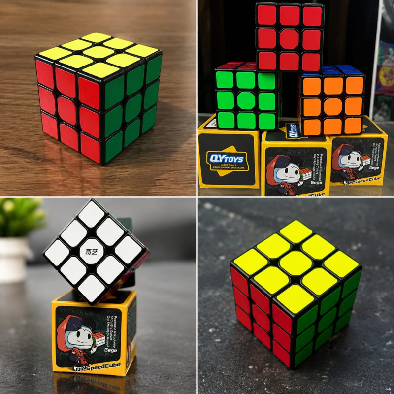 Planet Junior 3x3 Speed Rubik's Cube and Brain Teaser Puzzle