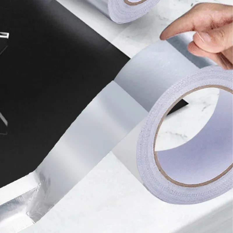 Heavy-Duty Aluminum Foil Tape - Waterproof Heat-Resistant Repair Roll