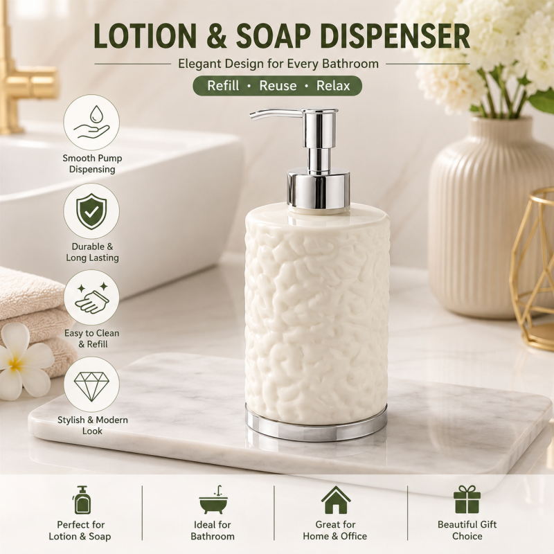 450ml Refillable Plastic Hand Sanitizer and Liquid Soap Dispenser Bottle