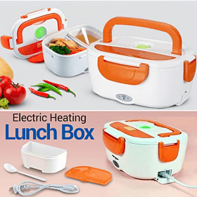 Portable Electric Self-Heating Lunch Box and Food Warmer