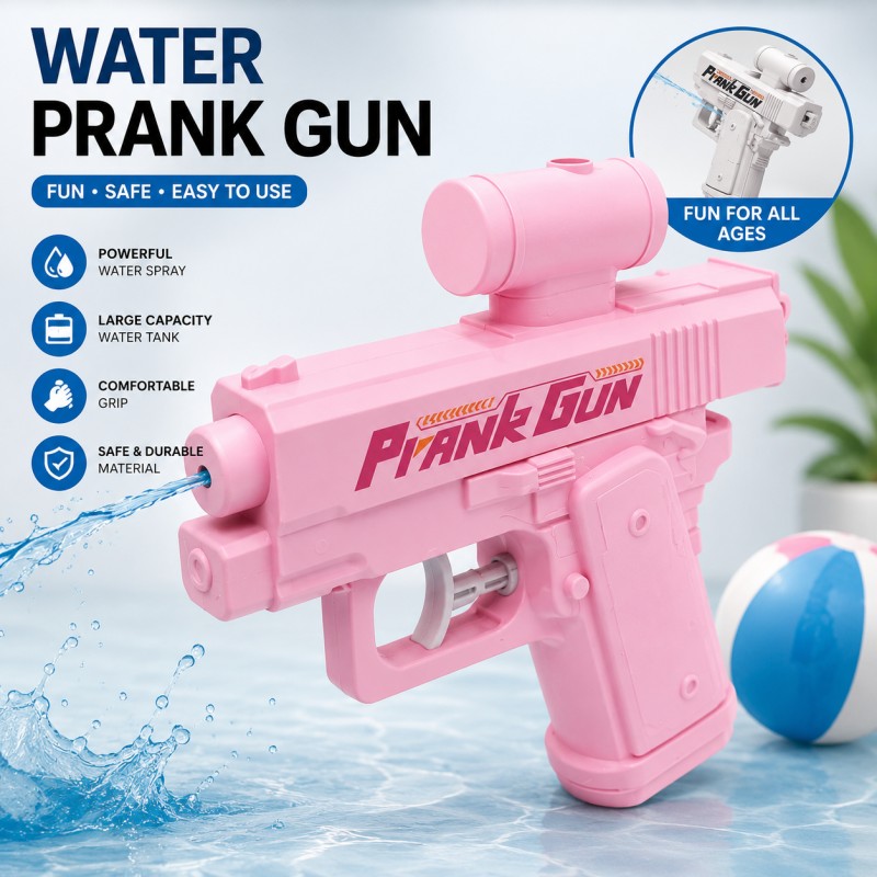 High-Pressure Concealed Prank Water Gun and Novelty Blaster