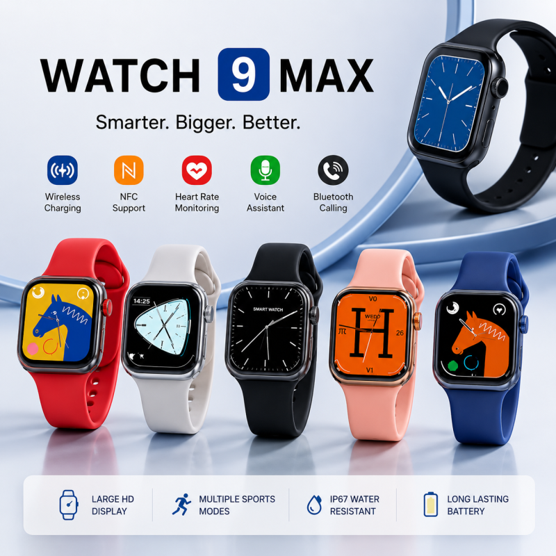 Watch 9 Max Bluetooth Calling Smart Watch