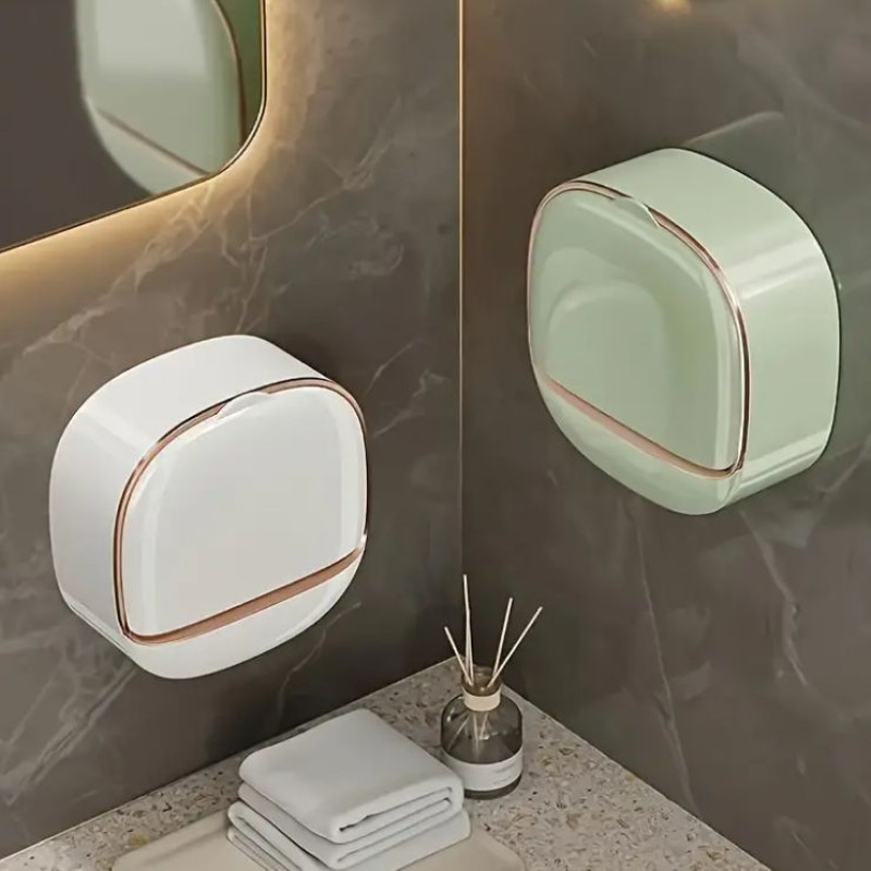 Wall-Mounted Luxury Drainage Soap Dish and Holder