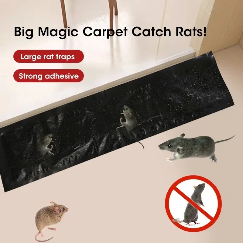 Large Heavy-Duty Mouse Catcher Glue Board - Extra-Sticky Rodent Trap