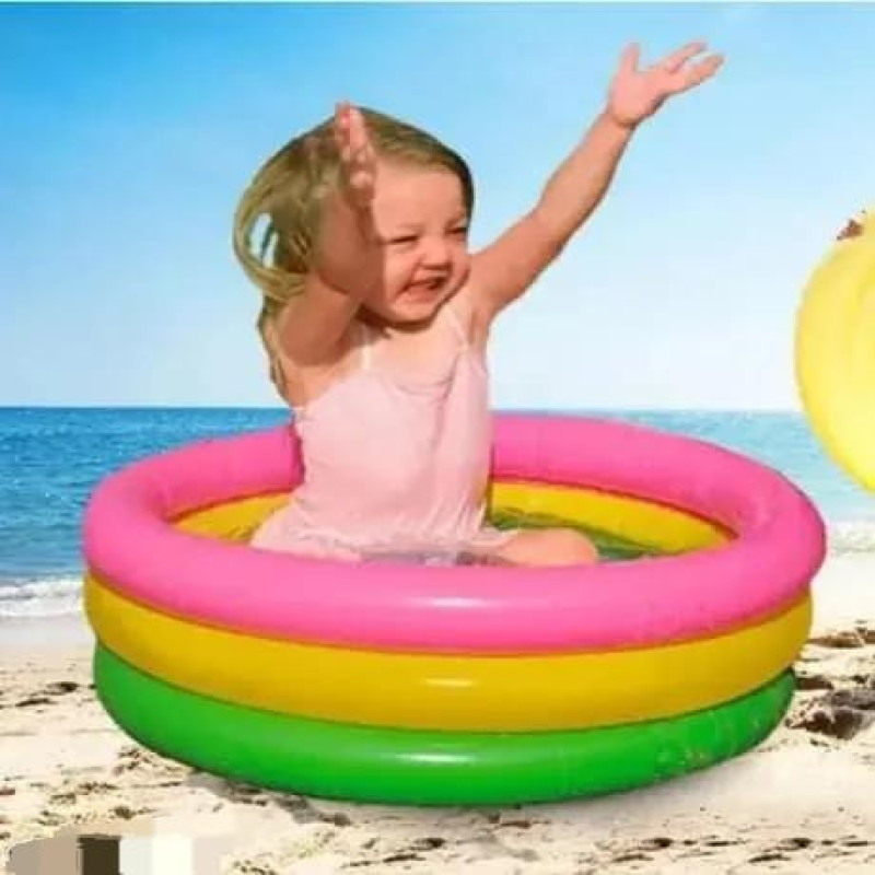 Intex Sunset Glow Inflatable Baby Swimming Pool (61cm x 22cm)