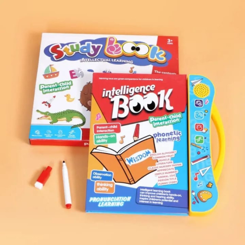 Interactive Electronic Audio Sound Book for Kids' Early Learning