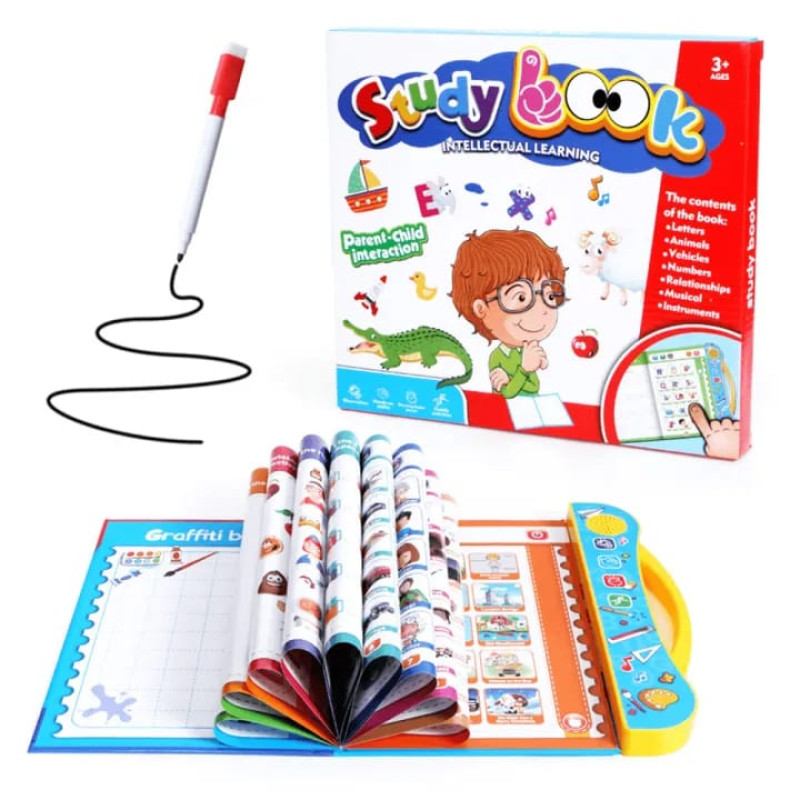 Interactive Electronic Audio Sound Book for Kids' Early Learning