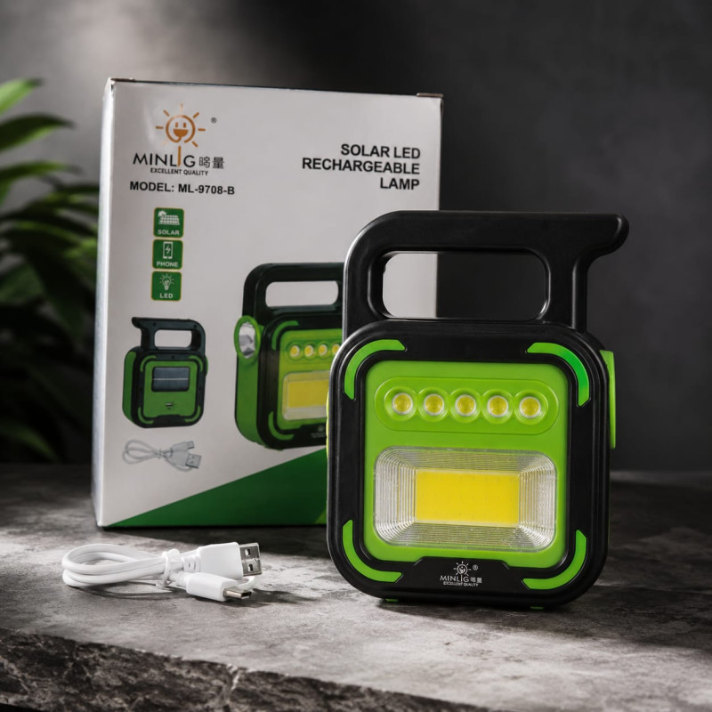 3-in-1 Multi-Function Outdoor Emergency LED Flashlight & Power Bank
