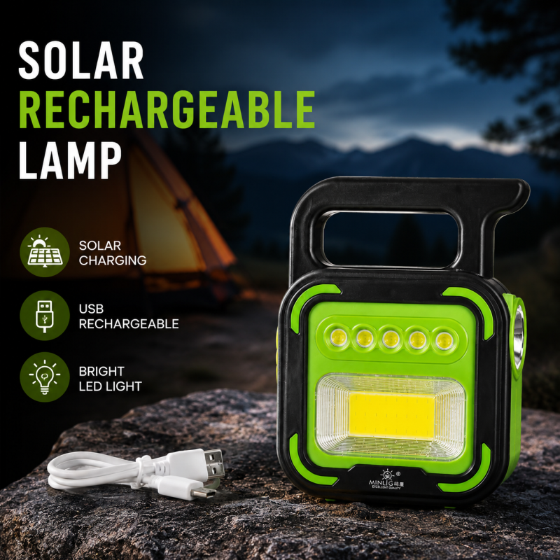 3-in-1 Multi-Function Outdoor Emergency LED Flashlight & Power Bank