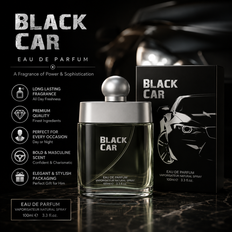 Black Car Intense Masculine Eau de Parfum - 100ml