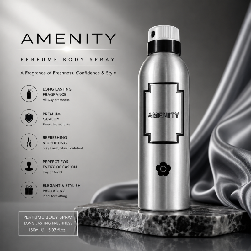 Amenity Classic Refreshing Fragrance Body Spray - 200ml