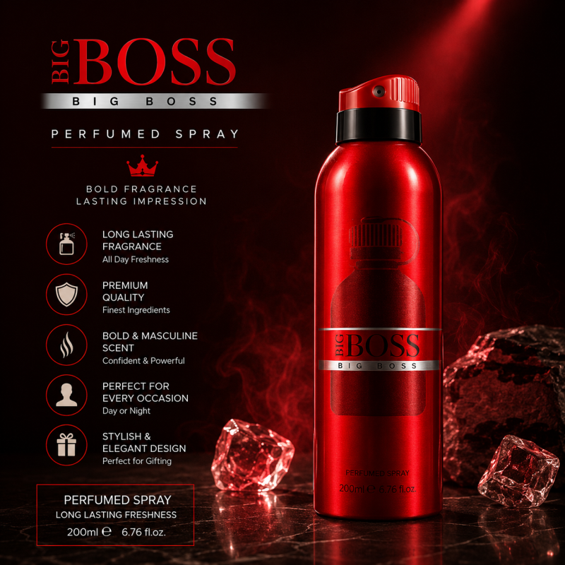Big Boss Bold Masculine Fragrance Body Spray - 200ml
