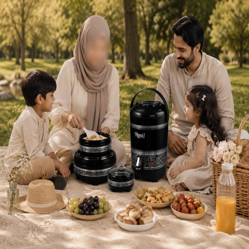 ROYAL Nova Insulated 4-Piece Thermal Cooler and Hot Pot Casserole Set