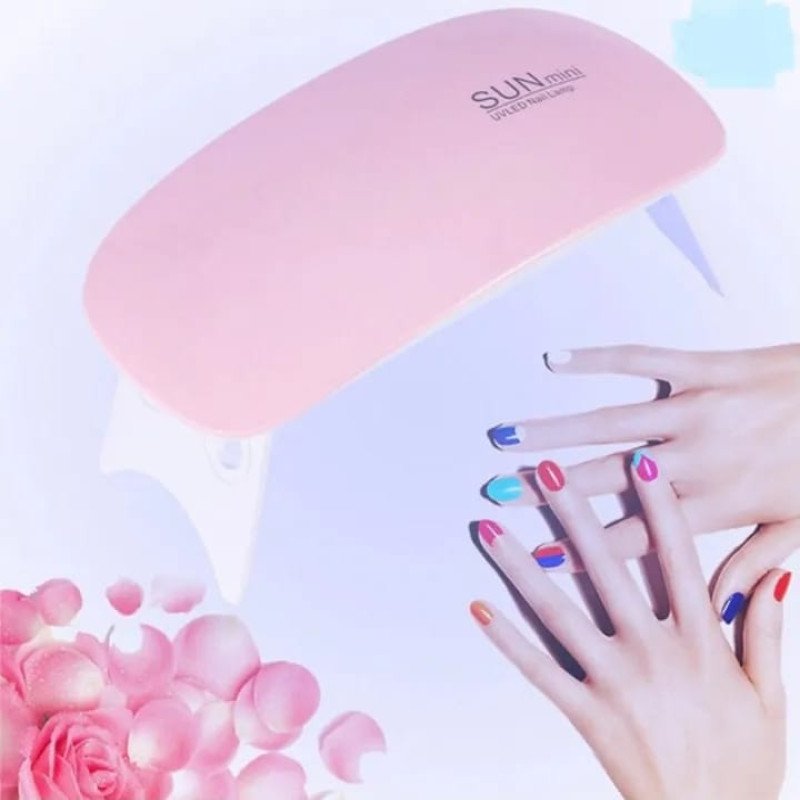 SUNmini 6W Portable UV LED Nail Lamp - Mini Curing Light for Gel Polish & Resin