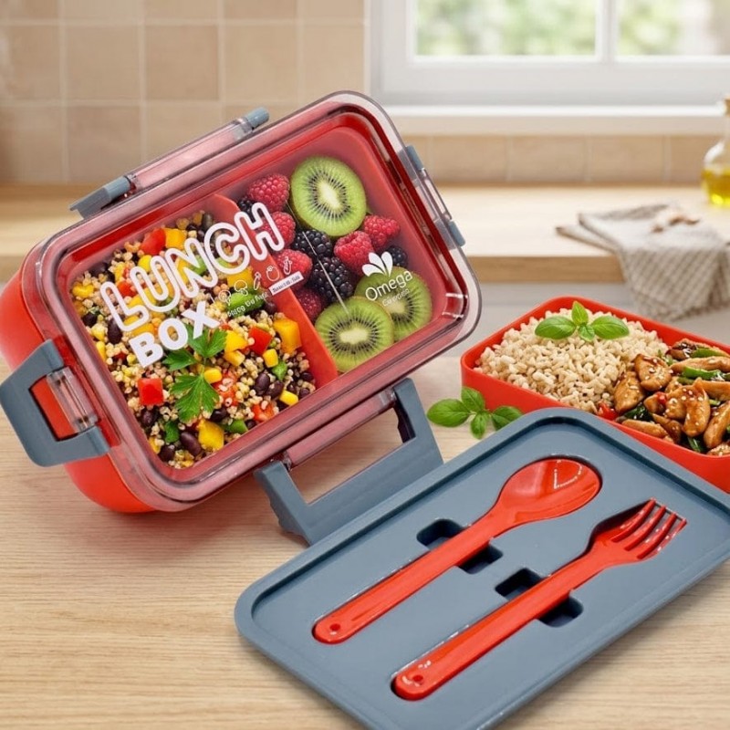 Kendy Insulated Kids Lunch Box with Secure Compartments
