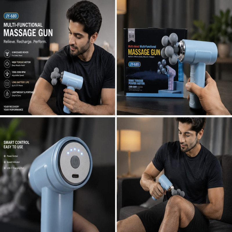 JY-680 Deep Tissue Massage Gun