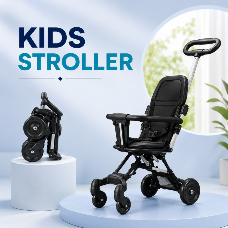Ultra-Lightweight Foldable Magic Baby Stroller and Travel Pram