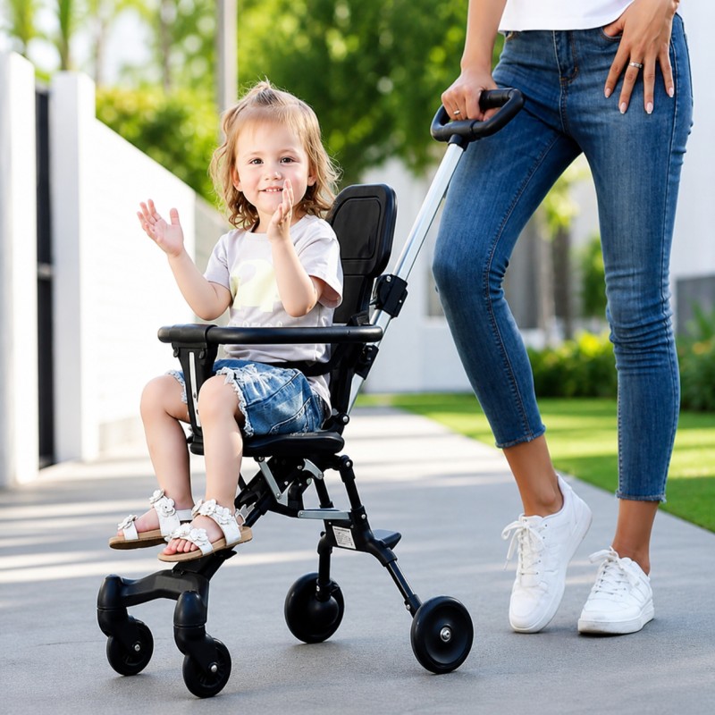 Ultra-Lightweight Foldable Magic Baby Stroller and Travel Pram