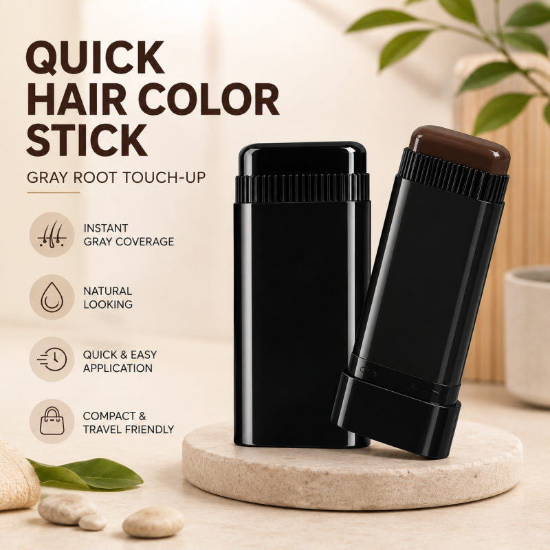 Temporary Hair Color Stick - Washable Root Touch-Up & Styling Crayon