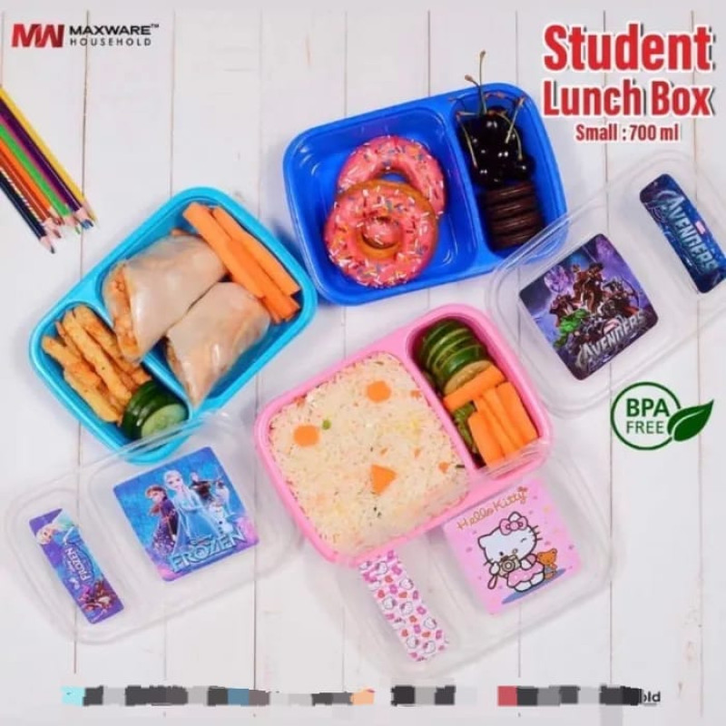 Compact Student Insulated Bento Lunch Box