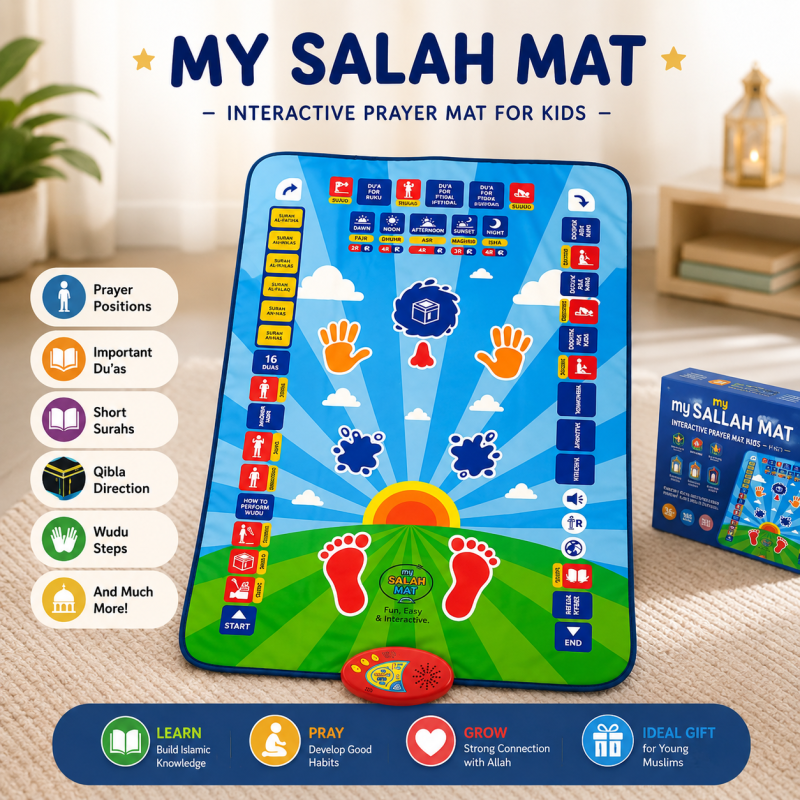 Interactive Smart Educational Prayer Mat for Kids and Beginners