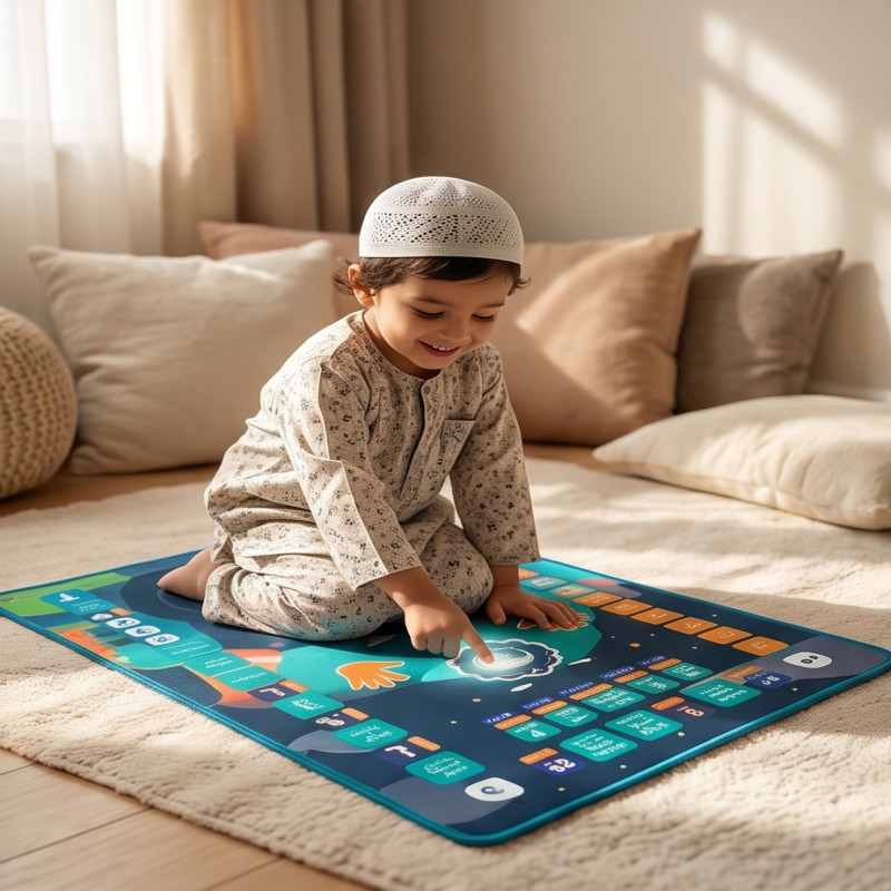 Interactive Smart Educational Prayer Mat for Kids and Beginners