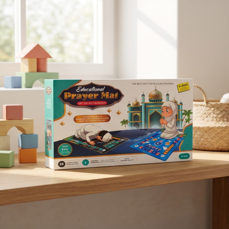 Interactive Smart Educational Prayer Mat for Kids and Beginners