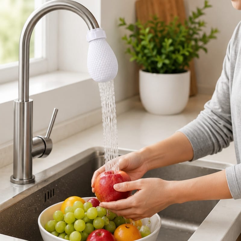 Universal Faucet Filter Cotton Bag Anti-Splash Replacement Set - Pack of 10